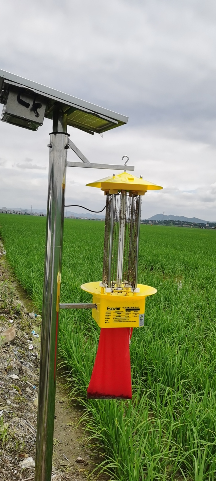 太阳能杀虫灯智能农田好帮手